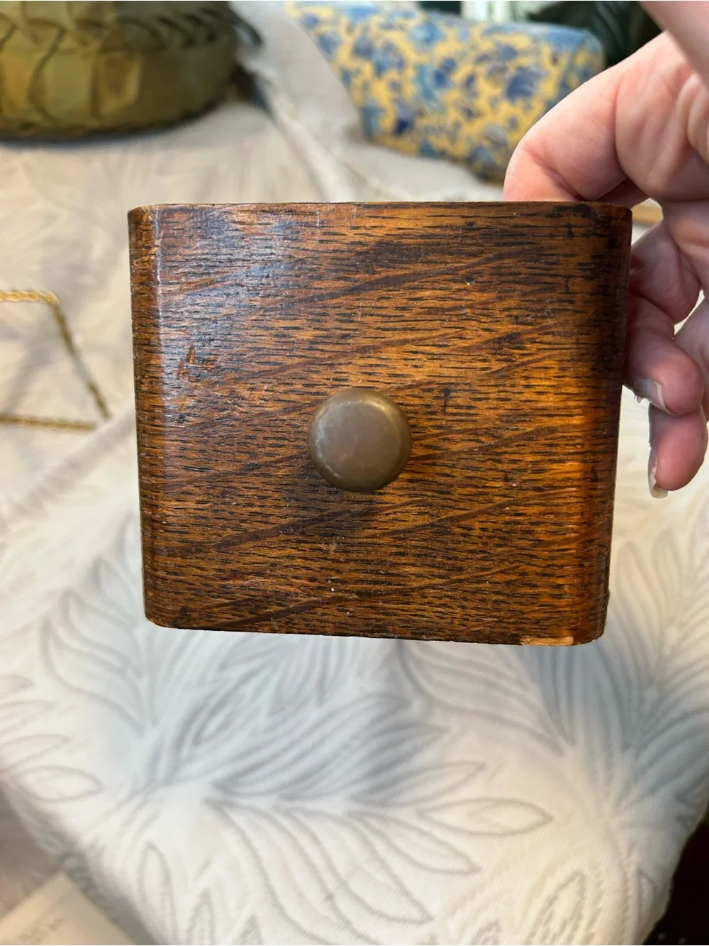 ✨ Vintage Wood Sewing Drawer✨